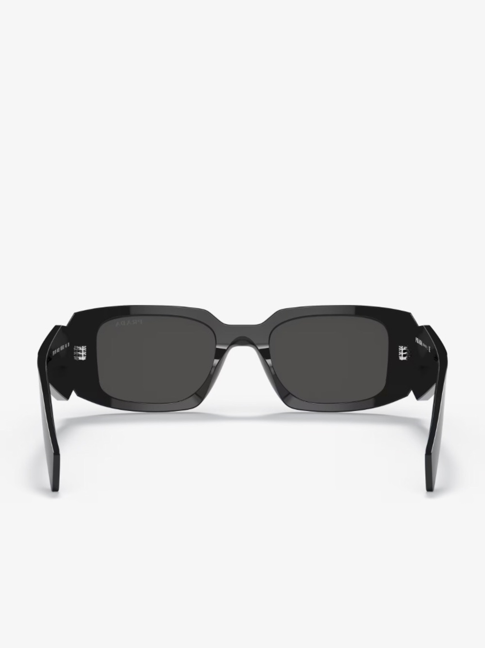Prada Black Rectangular Women's Sunglasses